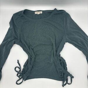 Moa Moa Women's Teal Long Sleeve Top